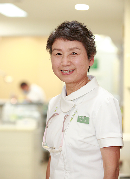 美知子さんは歯科衛生士。週３～４日のペースで日本橋の歯科医院に勤務している