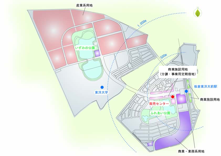 ビジネス用地位置図